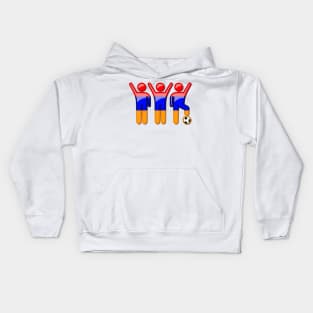 Soccer Players Kids Hoodie